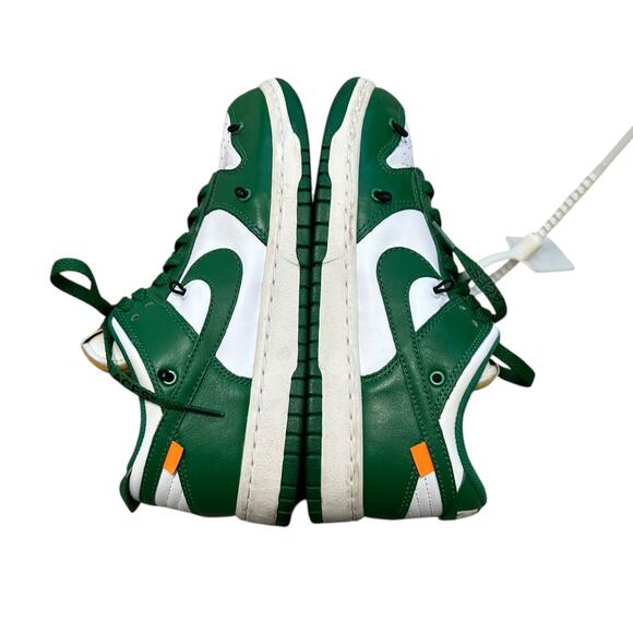 Nike Off-White Dunk Low Sneakers Men\'s Sz 6 Pine Green Streetwear Sporty Retro